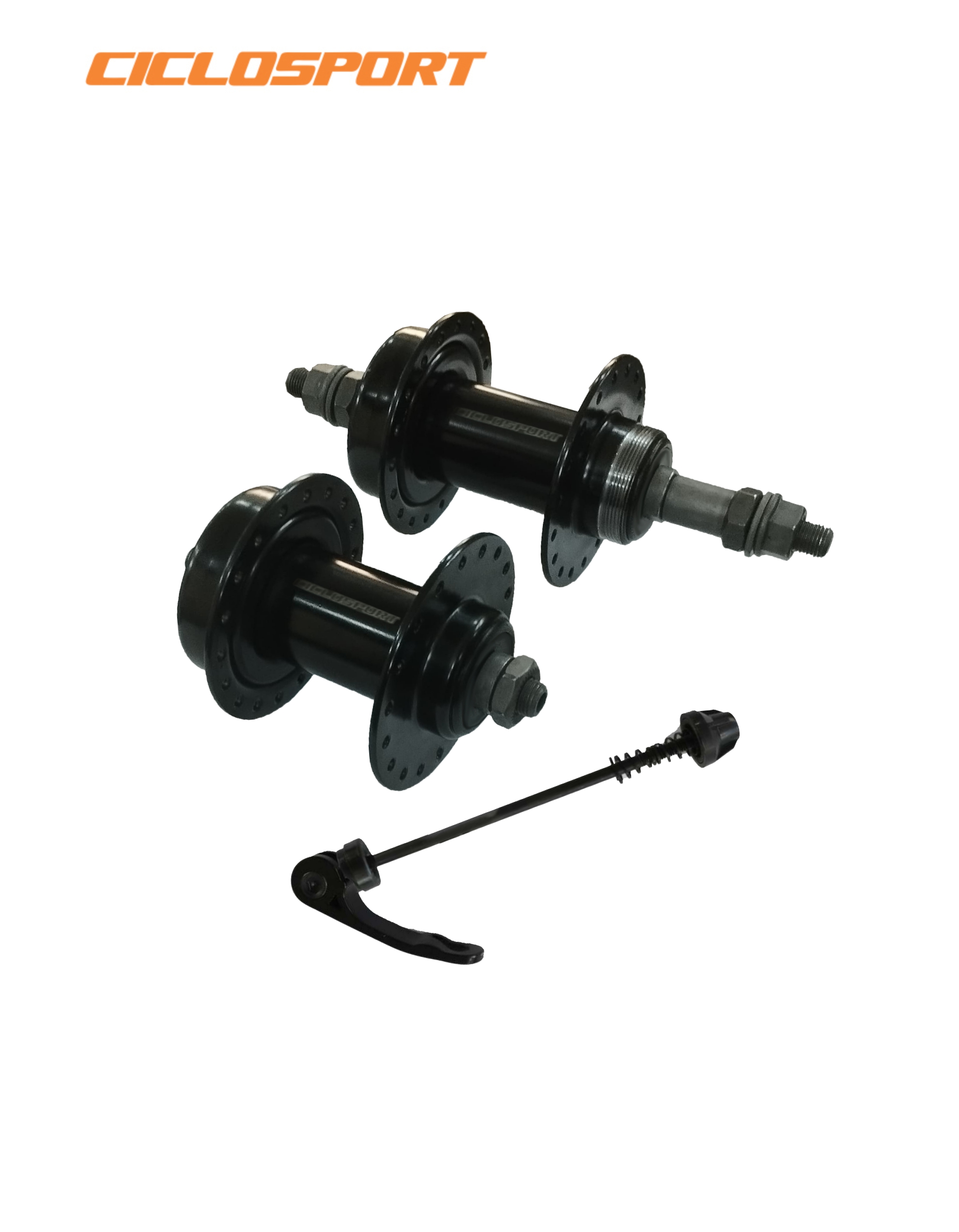 ciclosport front and rear steel hubs multispeed bicycle